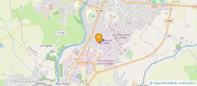 localisation de l'entreprise SARL PASSION DU JOUET à MAYENNE