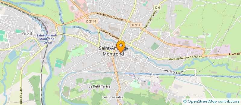 localisation de l'entreprise SARL PASSION FLORALE à ORVAL