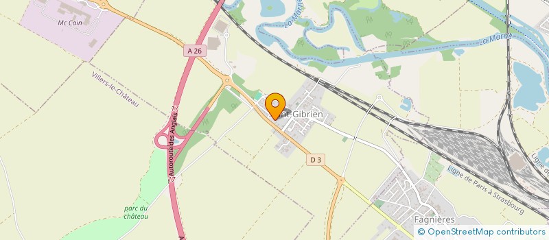 localisation de l'entreprise SARL PASSION WEST  SAINT-GIBRIEN