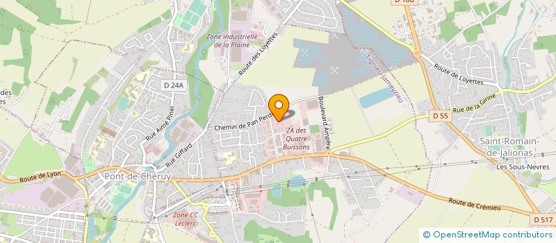 localisation de l'entreprise SARL PASSIONIMMO  TIGNIEU-JAMEYZIEU