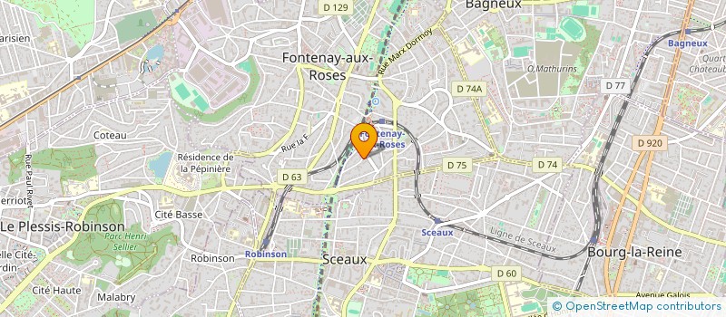 localisation de l'entreprise SARL PAST & LOUNGE à FONTENAY-AUX-ROSES