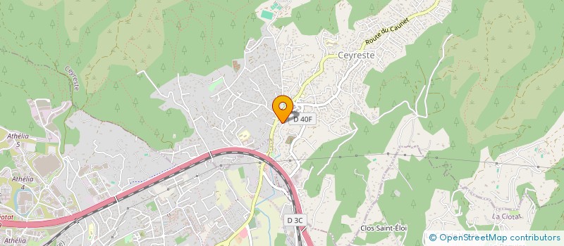 localisation de l'entreprise SARL PASTOR ET FILS à CEYRESTE