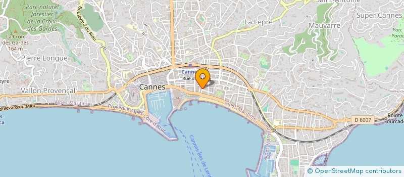 localisation de l'entreprise SARL PASTORE à CANNES