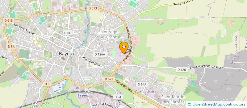 localisation de l'entreprise SARL PASTRE  SAINT-VIGOR-LE-GRAND