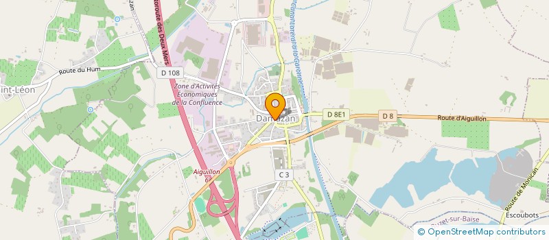 localisation de l'entreprise SARL PASVIC  DAMAZAN