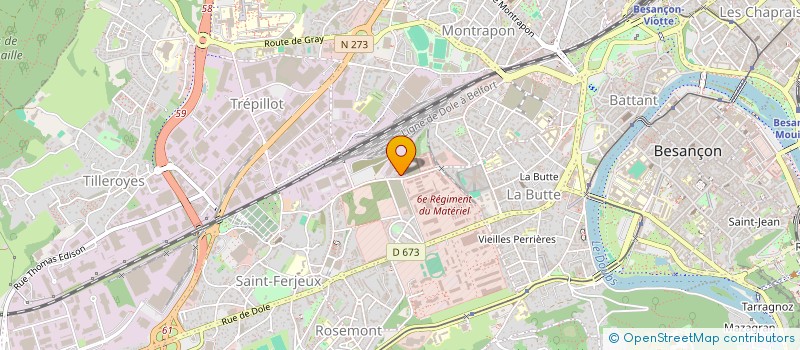 localisation de l'entreprise SARL PAT VERT à BESANCON
