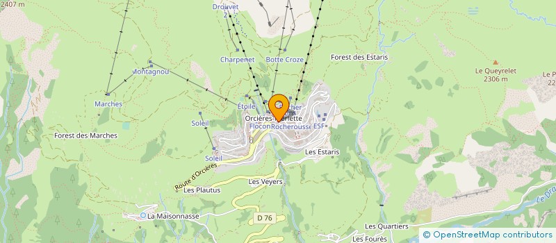 localisation de l'entreprise SARL PATAPLAN à ORCIERES
