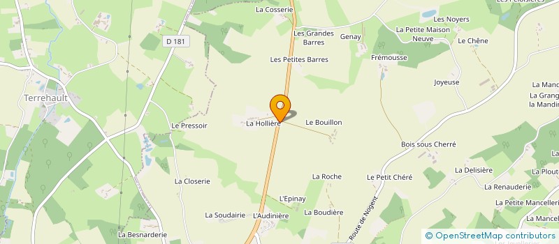 localisation de l'entreprise SARL PATAULT AGRI à BONNETABLE