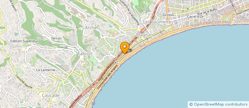 localisation de l'entreprise SARL PATHONY à NICE