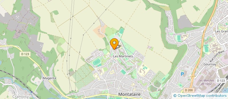 localisation de l'entreprise SARL PATIF SERVICES à MONTATAIRE