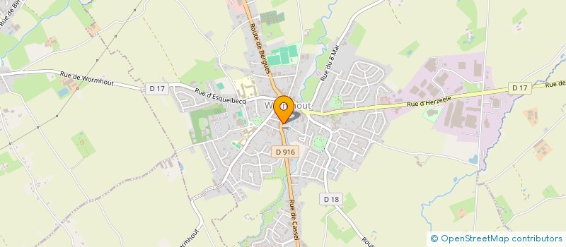 localisation de l'entreprise SARL PATISSERIE ACKET  WORMHOUT