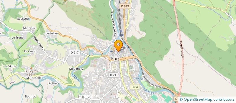 localisation de l'entreprise SARL PATISSERIE MAZAS  FOIX
