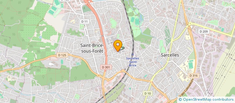 localisation de l'entreprise SARL PATRICIA CALAMIA à SAINT-BRICE-SOUS-FORET