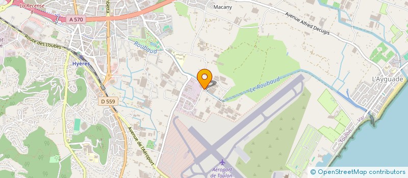 localisation de l'entreprise SARL PATRICK AGACHE  HYERES