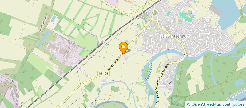 localisation de l'entreprise SARL PATRICK BERNHARD  LA WANTZENAU