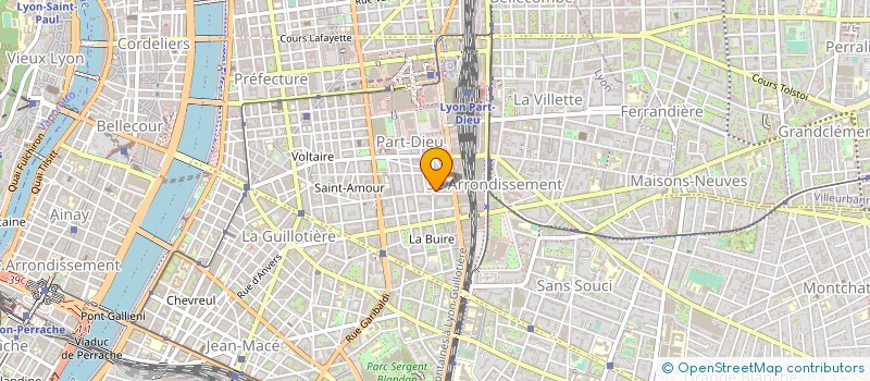 localisation de l'entreprise SARL PATRICK BOFFA  LYON