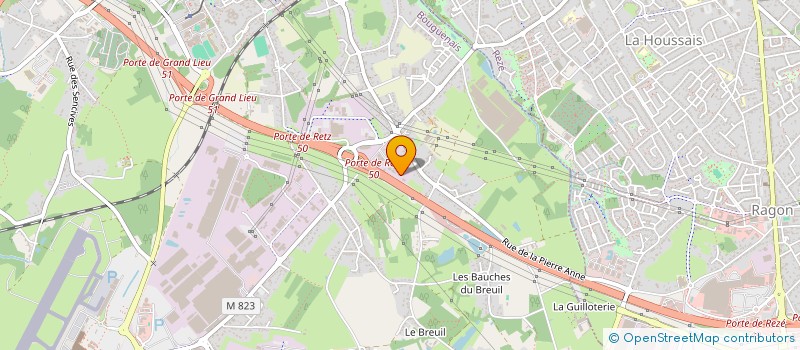 localisation de l'entreprise SARL PATRICK COMBAUD à BOUGUENAIS