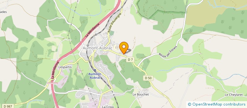 localisation de l'entreprise SARL PATRICK CRESPIN  PEYRE EN AUBRAC