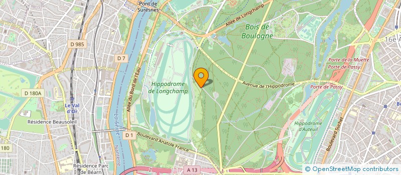 localisation de l'entreprise SARL PATRICK GIFFAUX  PARIS