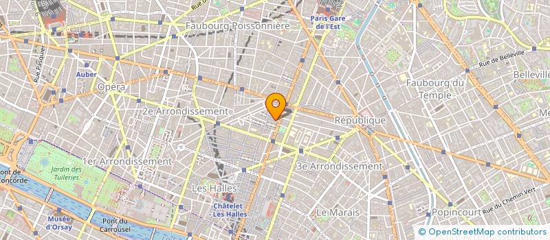 localisation de l'entreprise SARL PATRICK GUETTA  PARIS