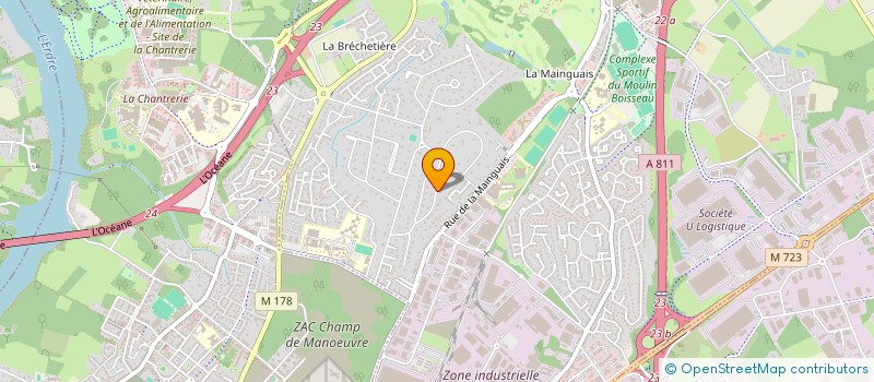 localisation de l'entreprise SARL PATRICK HOUGRON  CARQUEFOU