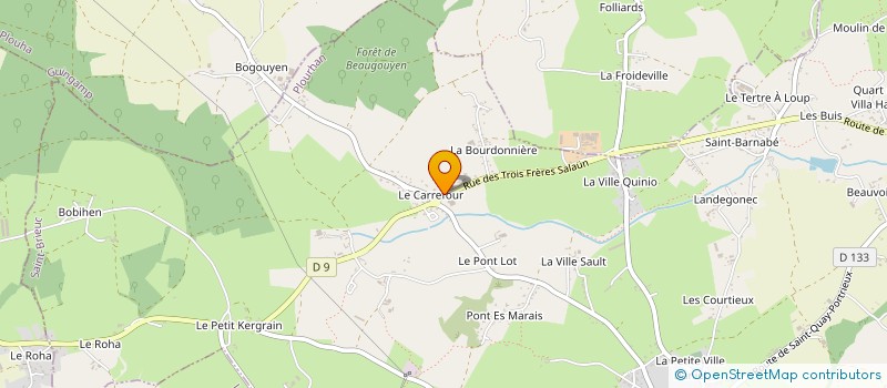 localisation de l'entreprise SARL PATRICK LE PROVOST à PLOURHAN