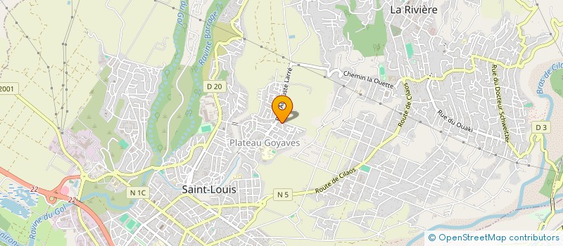 localisation de l'entreprise SARL PATRICK MOUNICHY BATIMENT (PMB) à SAINT-LOUIS