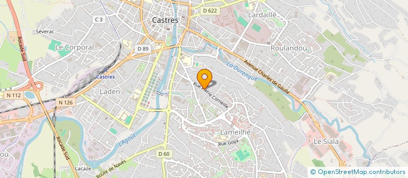 localisation de l'entreprise SARL PATRICK SAINT YVES à CASTRES