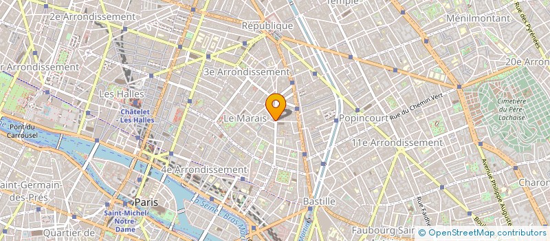 localisation de l'entreprise SARL PATRICK VIANE à PARIS