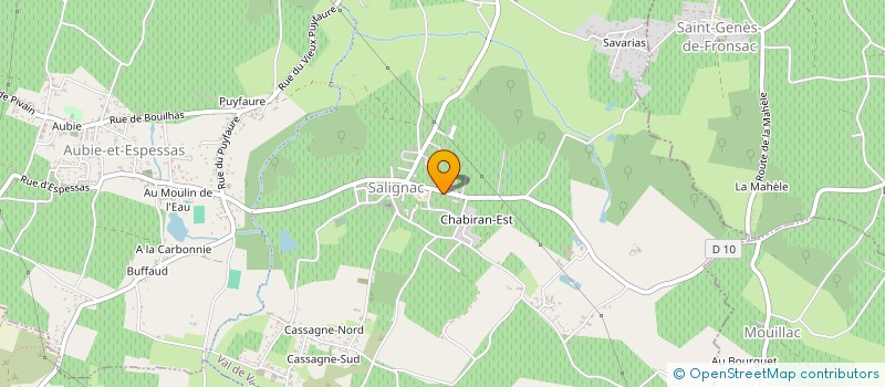 localisation de l'entreprise SARL PATRIMOINE DE SAVARIAS  VAL DE VIRVEE