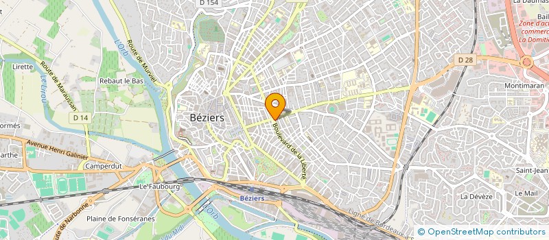 localisation de l'entreprise SARL PATRIMOINE ET RENOVATION à BEZIERS