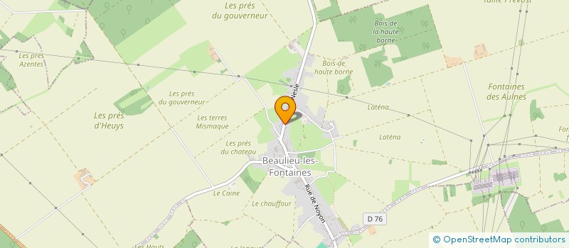 localisation de l'entreprise SARL PATTE à BEAULIEU-LES-FONTAINES