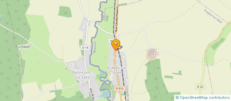 localisation de l'entreprise SARL PATTE PERE ET FILS  ERAGNY-SUR-EPTE