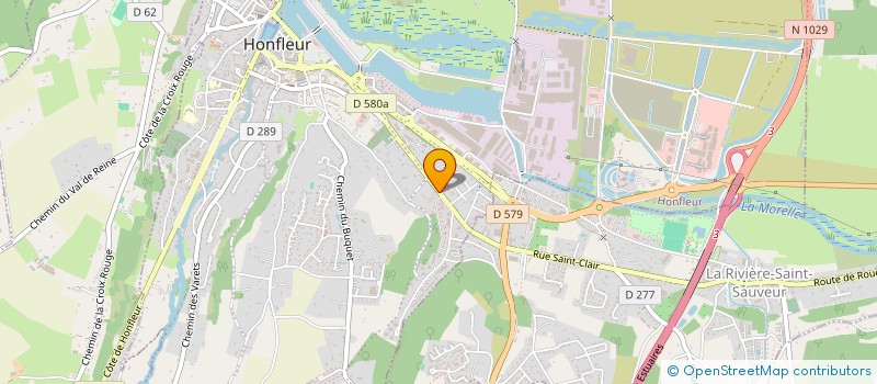 localisation de l'entreprise SARL PATUREL ELECTRICITE ET CIE à HONFLEUR
