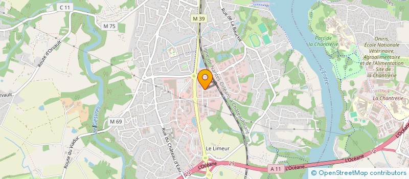 localisation de l'entreprise SARL PAUL CLAVIER à LA CHAPELLE-SUR-ERDRE