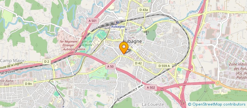 localisation de l'entreprise SARL PAUL EDOUARD  AUBAGNE