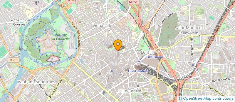 localisation de l'entreprise SARL PAUL ET MARGUERITE à LILLE