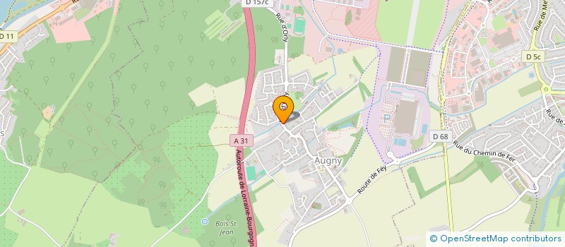 localisation de l'entreprise SARL PAUL LANCRENON  AUGNY