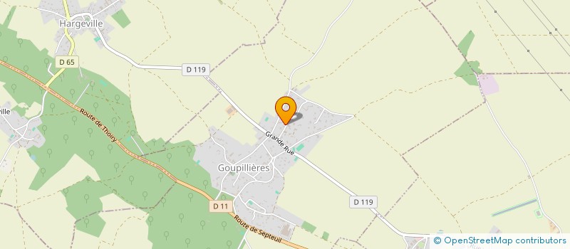 localisation de l'entreprise SARL PAUL PERE ET FILS  GOUPILLIERES