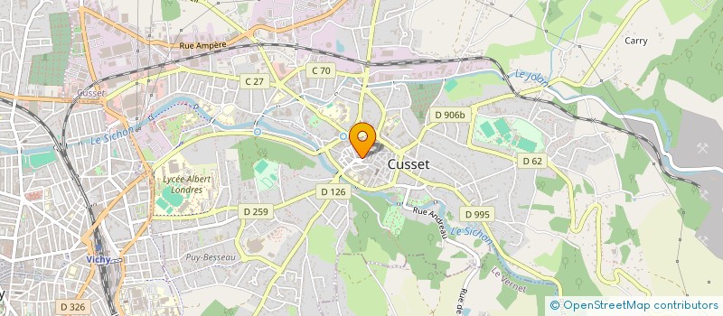 localisation de l'entreprise SARL PAULAUD à CUSSET