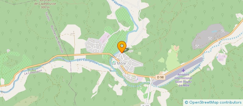 localisation de l'entreprise SARL PAULAX à GRIMAUD