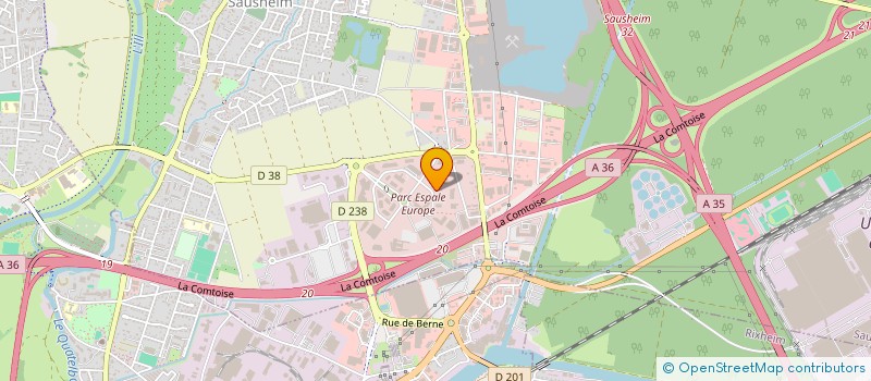 localisation de l'entreprise SARL PAULETTE  SAUSHEIM