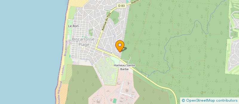 localisation de l'entreprise SARL PAULINE  BIARRITZ