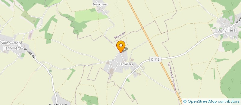 localisation de l'entreprise SARL PAULINE LEPOETRE  SAINT-ANDRE-FARIVILLERS