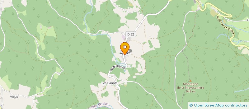 localisation de l'entreprise SARL PAULOS BOIS  SAINT-IGNY-DE-VERS