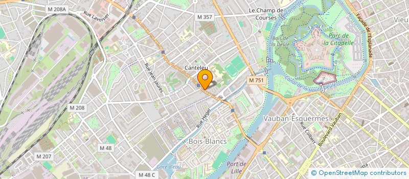 localisation de l'entreprise SARL PAUNET  LAMBERSART