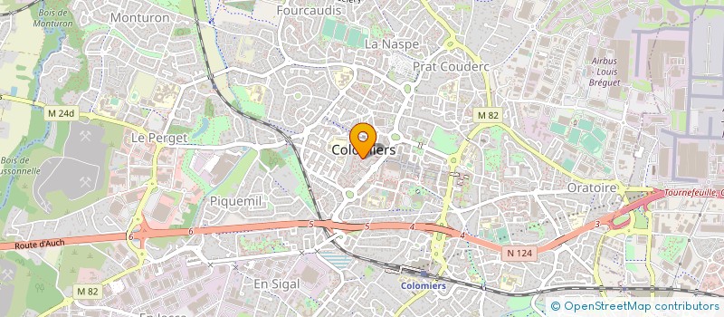 localisation de l'entreprise SARL PAVAILLER à COLOMIERS