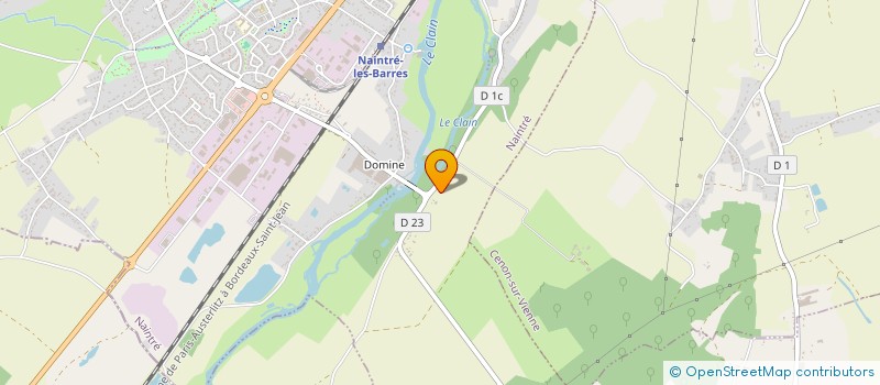 localisation de l'entreprise SARL  PAVE  NAINTRE