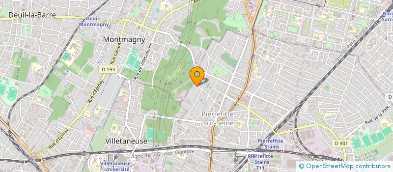 localisation de l'entreprise SARL PAVELEC à PIERREFITTE-SUR-SEINE