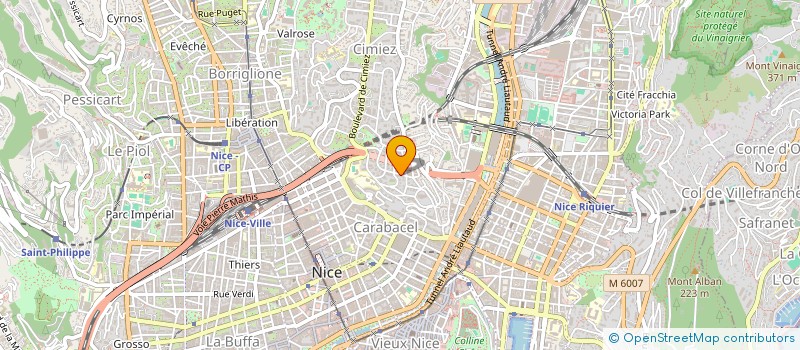localisation de l'entreprise SARL PAVIA à NICE